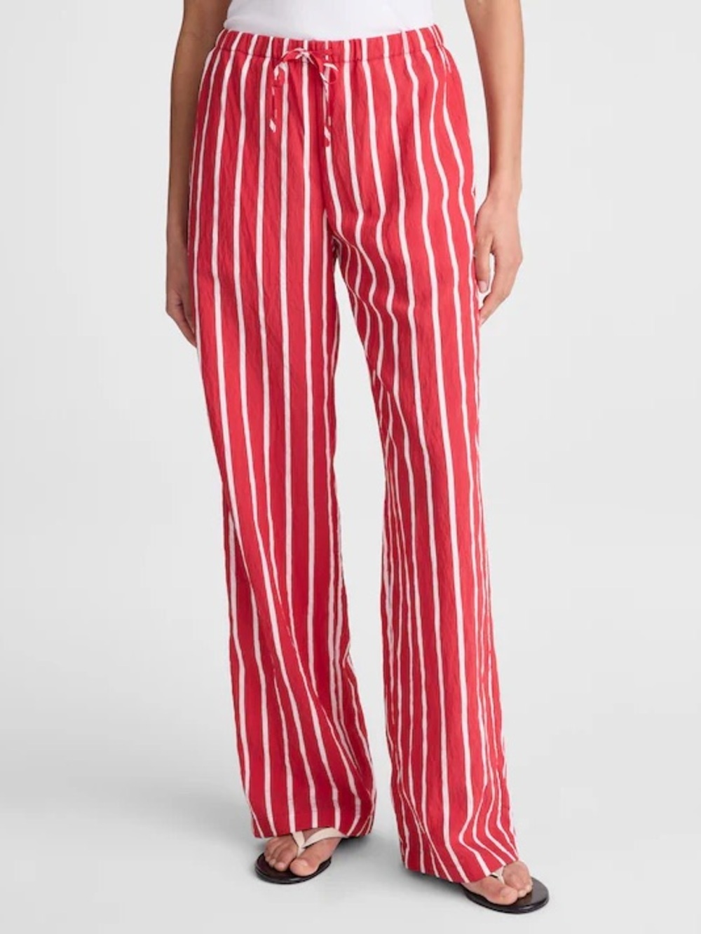 Madewell Pull On Pants in Varsity Red Size Small NWT